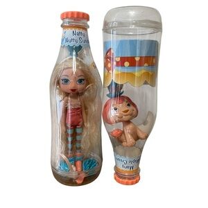 Yummi Land Soda Pop Doll Pet Lion Natty Nutty Sundae Macy Maple Cream 2 Pc Set